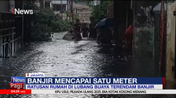 Saluran Air Ditutup Pemilik Lahan, Ratusan Rumah di Lubang Buaya Terendam Banjir