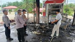 Pengendara Tak Matikan Mesin saat Isi BBM, SPBU Milik Pengusaha Muda di Rohul Terbakar