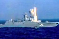 Latihan Perang Skala Besar, Fregat AL Rusia Luncurkan Rudal Jelajah Jarak Jauh