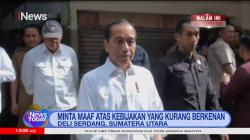 Jelang Purnatugas, Jokowi Sampaikan Maaf di Pasar Delimas Deliserdang