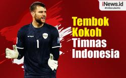 Infografis Maarten Paes Man of The Match pada Laga Indonesia Vs Australia