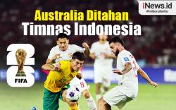 Infografis Australia Ditahan Timnas Indonesia  