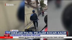 Diduga Mau Tawuran Pelajar Kocar-kacir Dikejar Polisi di Grogol
