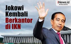 Infografis Jokowi Kembali Berkantor di IKN Hari Ini
