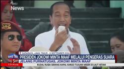 Jelang Purnatugas, Presiden Jokowi Pamit dan Minta Maaf
