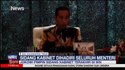 Presiden Jokowi Pimpin Sidang Kabinet Terakhir di Istana IKN