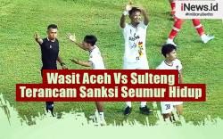 Infografis Wasit Aceh Vs Sulteng Terancam Sanksi Seumur Hidup