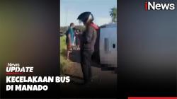 Bus Bawa Puluhan Siswa SD Kecelakaan di Manado, 2 Tewas