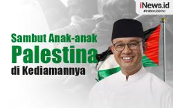 Infografis Anies Baswedan Sambut Anak-anak Gaza Palestina di Kediamannya 