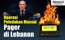 Infografis Operasi Peledakan Massal Pager di Lebanon