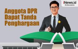 Infografis Anggota DPR Dapat Tanda Penghargaan di Akhir Jabatan