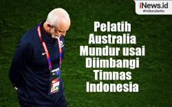Infografis Pelatih Australia Mundur usai Diimbangi Timnas Indonesia
