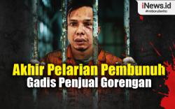 Infografis Akhir Pelarian Pembunuh Gadis Penjual Gorengan
