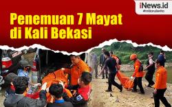 Infografis 7 Jenazah Ditemukan di Kali Bekasi