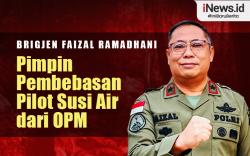 Infografis Profil Kaops Damai Cartenz Brigjen Faizal Ramadhani