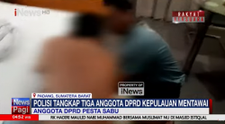 Baru Dilantik, 3 Anggota DPRD Kepulauan Mentawai Ditangkap Pesta Sabu