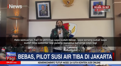 Dibebaskan KKB, Pilot Susi Air Kapten Philip Mark Mehrtens Tiba di Jakarta