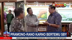 Pramono Anung-Rano Karno Silaturahmi ke Rumah SBY di Cikeas