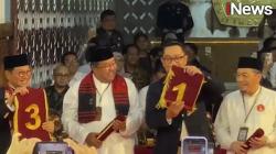 Hasil Pengundian Pilgub Jakarta 2024, RK-Suswono Nomor Urut 1, Dharma-Kun Nomor 2, Pramono-Rano Nomor 3
