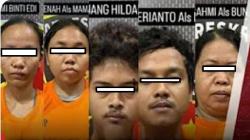 Tampang 5 Pembunuh Bocah Perempuan Wajah Dilakban di Lebak Banten<