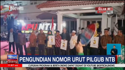 Pilgub NTB 2024: Rohmi-Firin 1, BZ-Abah Uhel 2, dan Iqbal-Dinda 3