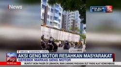 Polisi Gerebek Markas Geng Motor di Medan 