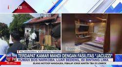 Begini Rumah Gembong Narkoba Kalteng, Luar Bedeng Dalamnya Mewah Ada Jacuzi 