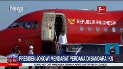 Pendaratan Perdana Pesawat Kepresidenan di Bandara IKN