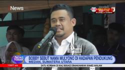 Bobby Nasution Sebut Nama Mulyono di Hadapan Pendukung