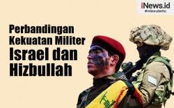 Infografis Perbandingan Kekuatan Militer Israel dan Hizbullah Lebanon