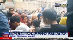 Tradisi Perayaan Maulid di Serang Ricuh, Anak hingga Emak-Emak Terjepit