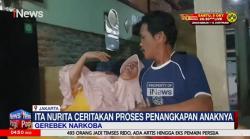 Tangis Pilu Sang Ibu Saksikan Anaknya Ditangkap karena Kasus Narkoba