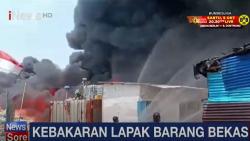 Puluhan Lapak Barang Bekas di Kalideres Terbakar, Api Menjalar ke Pemukiman Warga