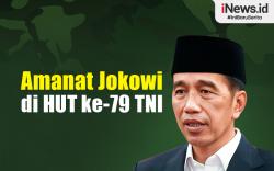 Infografis Amanat Jokowi di HUT ke-79 TNI