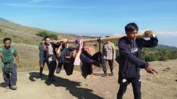 Pendaki Gunung Rinjani asal Rusia Jatuh di Kali Mati, Kepala Retak hingga Patah Tulang<