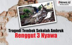 Infografis Tragedi Tembok Sekolah Ambruk Renggut 3 Nyawa