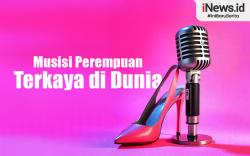 Infografis Daftar 5 Musisi Perempuan Terkaya di Dunia