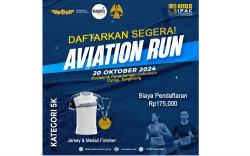 Super Unik! Ikatan Pilot Alumni Curug Gelar Event Lari di Landasan Pacu Pesawat