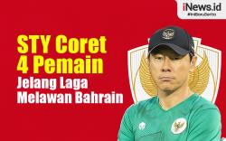 Infografis Shin Tae-yong Coret 4 Pemain Jelang Timnas Indonesia Vs Bahrain