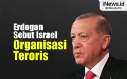 Infografis Erdogan Sebut Israel Organisasi Teroris