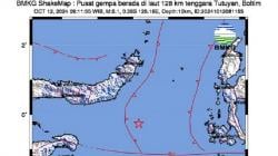 Gempa Hari Ini Magnitudo 5,1 Guncang Boltim, Terasa hingga Minahasa Tenggara<
