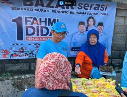 Serasikan Program Fahmi-Dida, Partai Perindo Gelar Cek Kesehatan Gratis dan Bazar Sembako Murah<