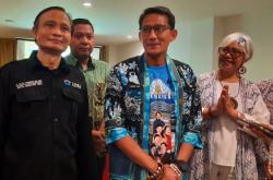 Kunjungi Minahasa Utara, Menparekraf Sandiaga Uno Apresiasi Pelaku UMKM di DPSP Likupang<