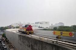 Pembangunan LRT Jakarta Fase 1B Velodrome-Manggarai Ditargetkan Rampung 2026