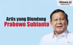 Infografis Deretan Artis yang Diundang ke Rumah Prabowo Subianto