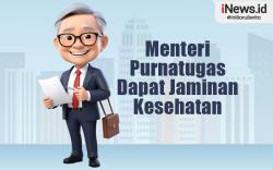 Infografis Menteri Purnatugas Dapat Jaminan Pemeliharaan Kesehatan