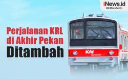 Infografis Perjalanan KRL di Akhir Pekan Ditambah jelang Pelantikan Presiden-Wapres