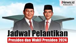 Infografis Jadwal Pelantikan Presiden dan Wakil Presiden 2024