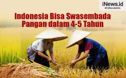 Infografis Prabowo: Indonesia Bisa Swasembada Pangan dalam 4-5 Tahun