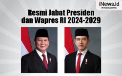 Infografis Prabowo-Gibran Resmi Jabat Presiden dan Wapres RI 2024-2029